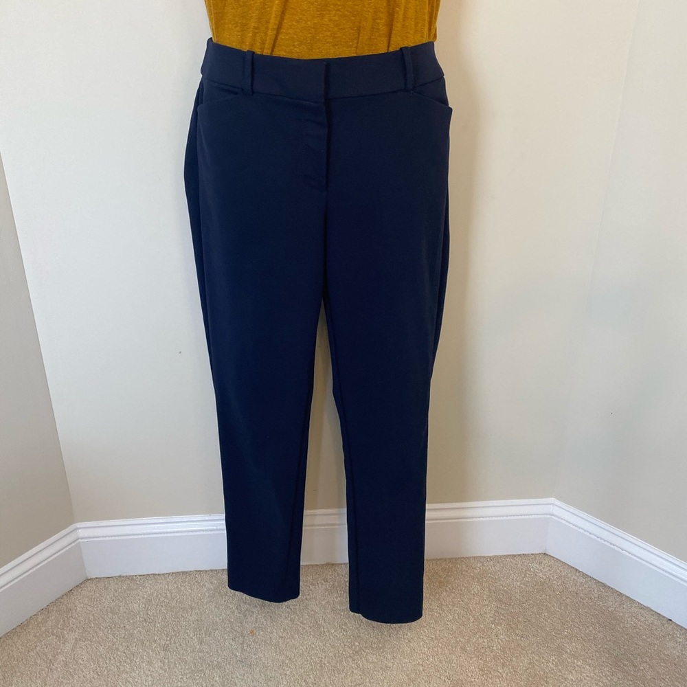 🛍🛍 4/20 Sale! Loft/ Dark Blue/ Sz 8/ Mid Rise/ Skinny Ankle Pant